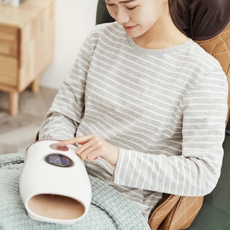 Premium Wireless Hand Massager with Heat, Air Compression , Rechargeable Hand Massager, Improves Blood Circulation