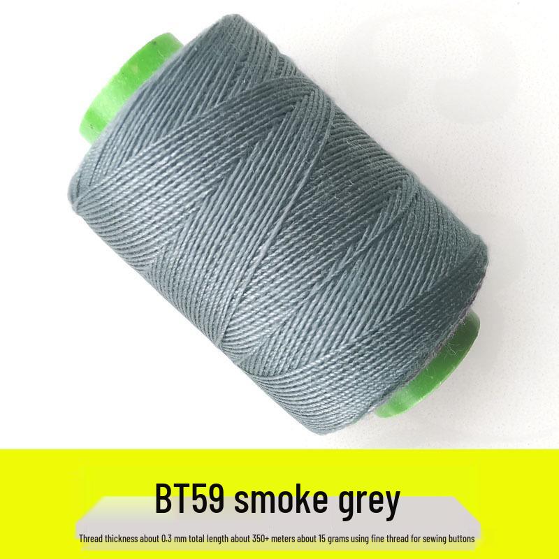 Pagoda Sewing Thread Set: Camel, Light Beige, Dark Gray, Black Coffee Small Rolls for Hand and Machine Mending.