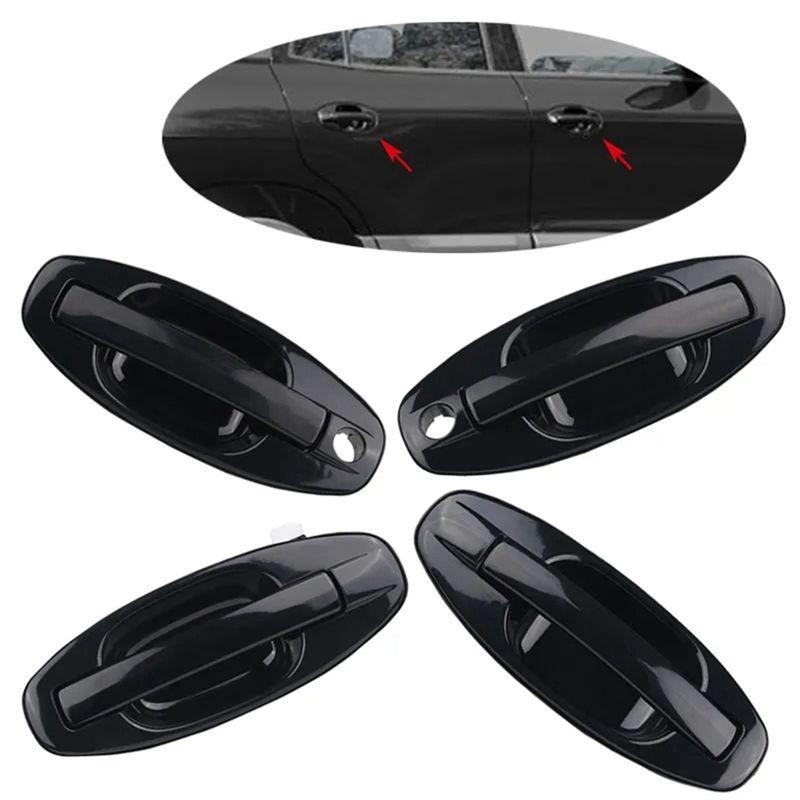 Durable-Set Of 4 Car Outside Handle Bowl Accessories 82650-26000 For Santa Fe 2001-2006 Outside Door Handle Exterior Doo
