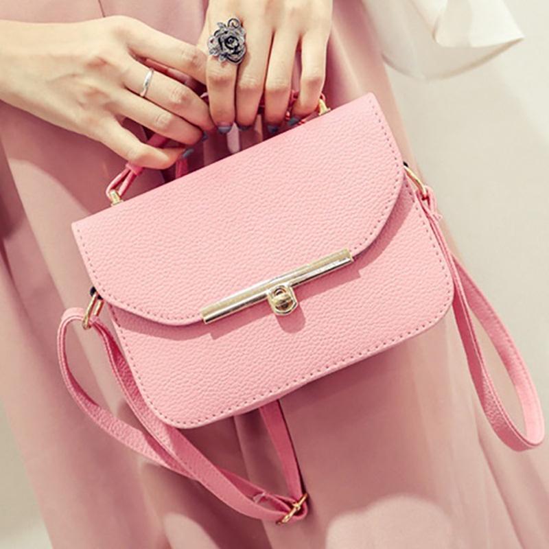 Elegant Pure Color Fashion Women Shoulder Bag Ideal For Shopping Casual And Travel