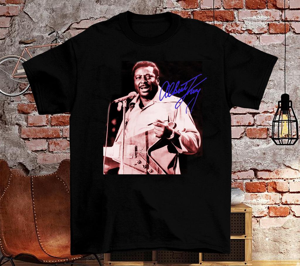 Albert King Vintage Guitar Short Sleeve Black All Size Shirt