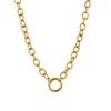 Yori Basic DIY Paperclip Snake Bone Chain Necklace PVD Plated Golden Waterproof Polished High Quality DIY Jewelry
