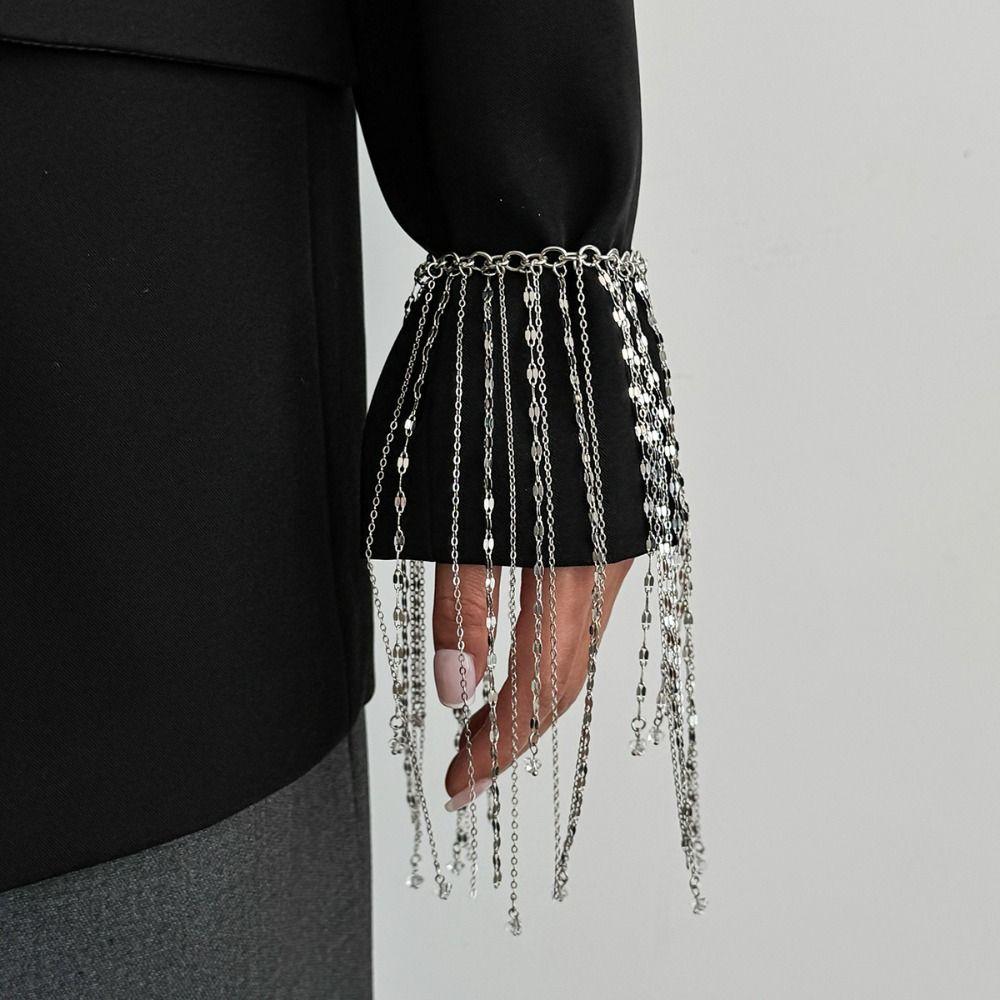 Thai Ethnic Style Finger Bracelet Multi Layer Hollow Geometric Bracelet Festival