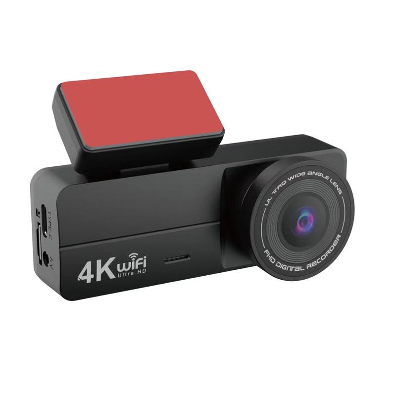 4K HD Night Vision Dash Cam with WiFi Mobile Interconnect & 3M Adhesive