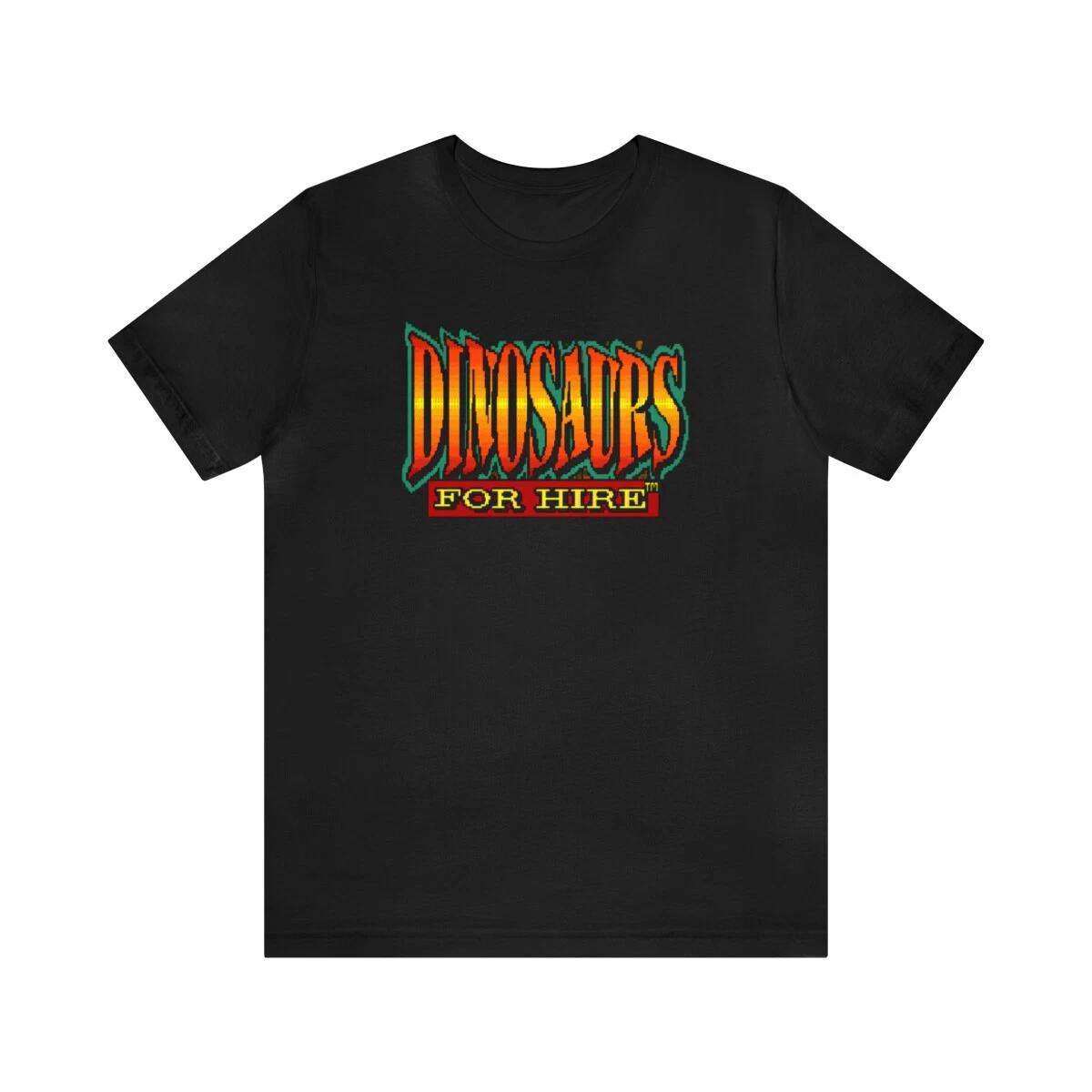 

Dinosaurs For Hire Sega Genesis Retro Style Pixel Art Unisex Short Sleeve TShirt 3XL