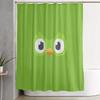 Duolingo Hibou Duo Rideau de Douche Salle de Bain Polyester Imperméable Rideaux de Bain Avec Crochets