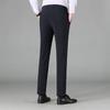 Fengxun Men's Spring/Summer Slim Straight Business Casual Pants