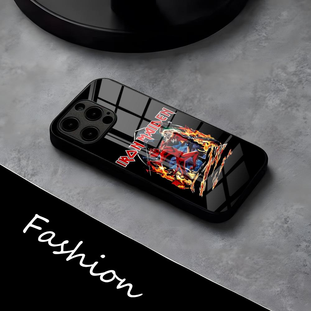 R-Run-To-The-H-Hills-Iron-M-MaidenES Phone Case For IPhone 17 Pro Max 16 15 14 Pro Max 13 11 X Xs Xr 8 7Plus Glass Cover