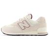 574 'Beige Burgundy' (Unisex) Running Shoes U574OP2