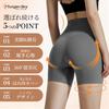 MORGEN SKY Yoga High Workout Shorts for Beautiful Buttocks and DK009 Women's Leggings, Pants, Tights, 3/4 Length, Waist, Butt-Lifting, Breathable,