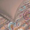 4-piece "Vanessa" Sheet Set for 140 X 190 Cm Bed Bergame Nude
