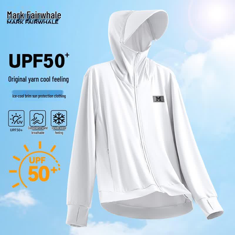 Mark Fairwhale Men s Ice Silk UPF50+ Hooded Sun Protection Jacket XL