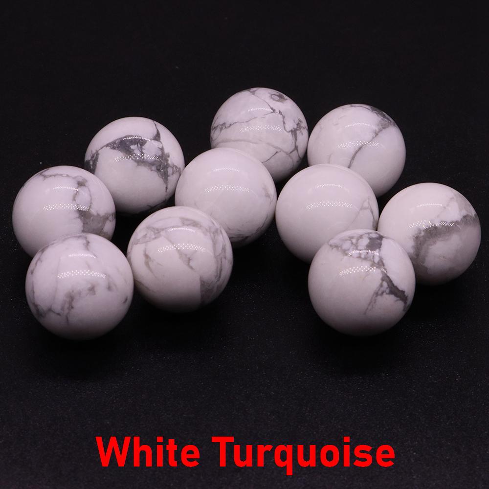 16mm Mini Runde Kristallkugel Loses Set Natürlicher Taschenstein Energie Exemplar Quarz Globus Chakra Kugel Perlen Dekoration