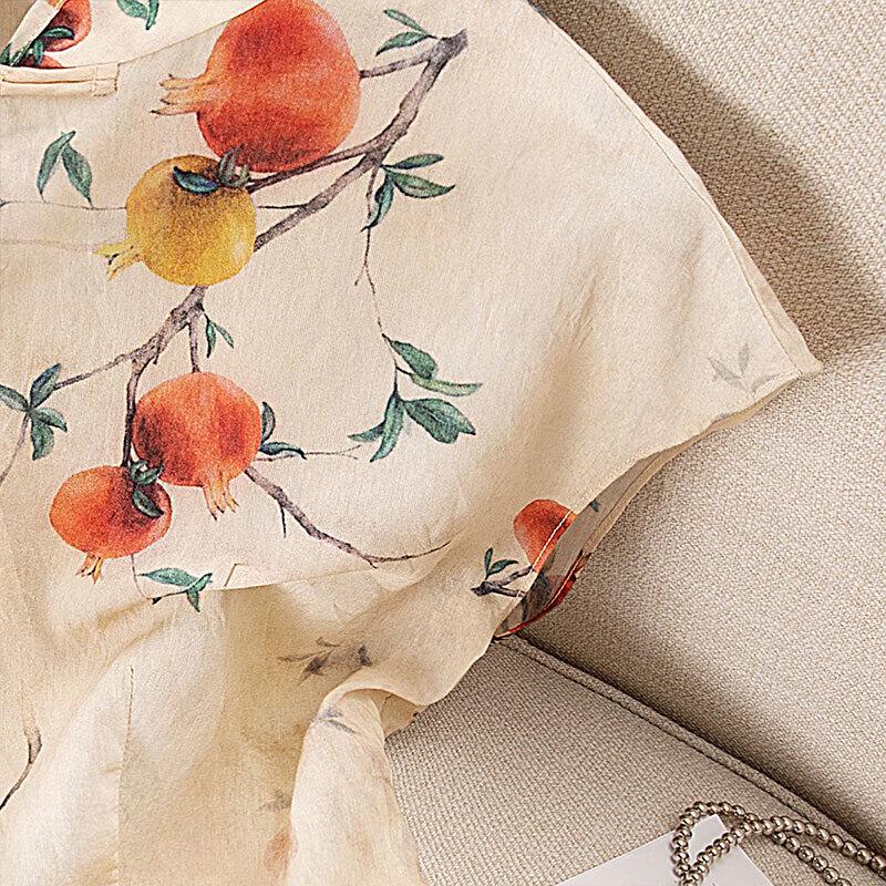 Elegant Chinese Style Stand Collar Short Blouse