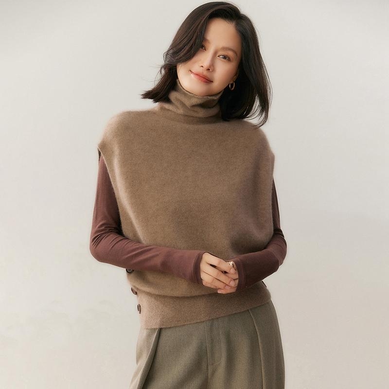 Qinghe 100% Pure Cashmere Women's Sweater - Ultra Soft Luxury Winter Pullover
