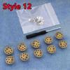 10 PEZZI Bottoni per Jeans di Ricambio 17mm Senza Cucitura Bottone in Metallo Kit di Riparazione Bottoni per Jeans Rimovibili Senza Chiodi Set Accessori da Cucito