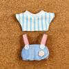10CM Size Cotton Doll Rompers Soft Cotton Mini Doll Clothes Plush Doll Outfit  Doll Dressing