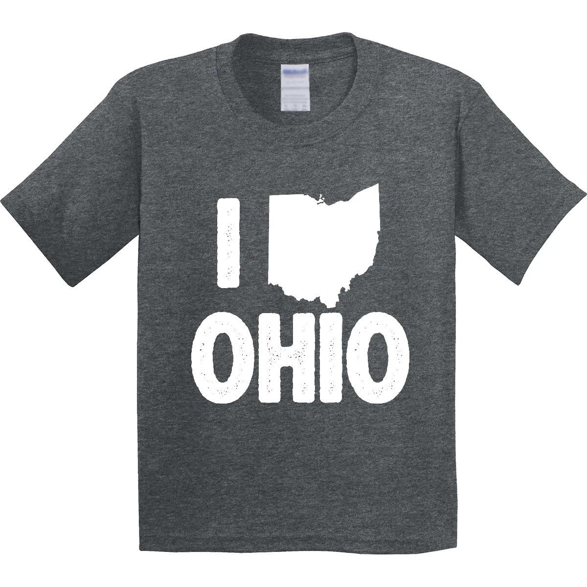 

Inktastic I Love Ohio With State Silhouette Youth T-Shirt Home Proud Is Lovers 100