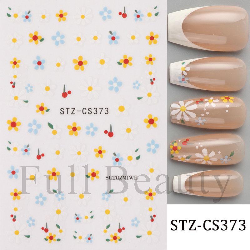 Nail Art Stickers Ins Red Lip Cherry Strawberry Y2K Sweet Cool Style Bow Digital Adhesive Nail Stickers