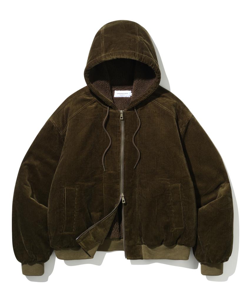 Urbanstoff Flight Corduroy Bomber (Brown)