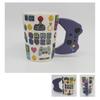 Handmade Ceramic Coffee Cup 350ml Game Controller Style Home Breakfast Milk Cup Creative Birthday Gift