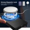 KEYSION 360°Rotating Magnetic Ring Stand Phone Case for MagSafe for Samsung Galaxy Z Fold 7 5G Wireless Charging Hard Back Cover