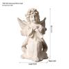 Sculpture d'ange priant fille nordique