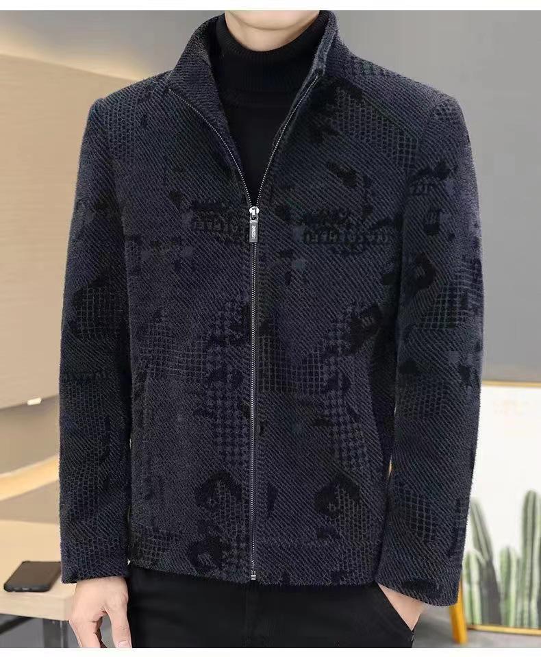 2025 Men's Thickened Woolen Autumn/Winter Casual Jacket Coat