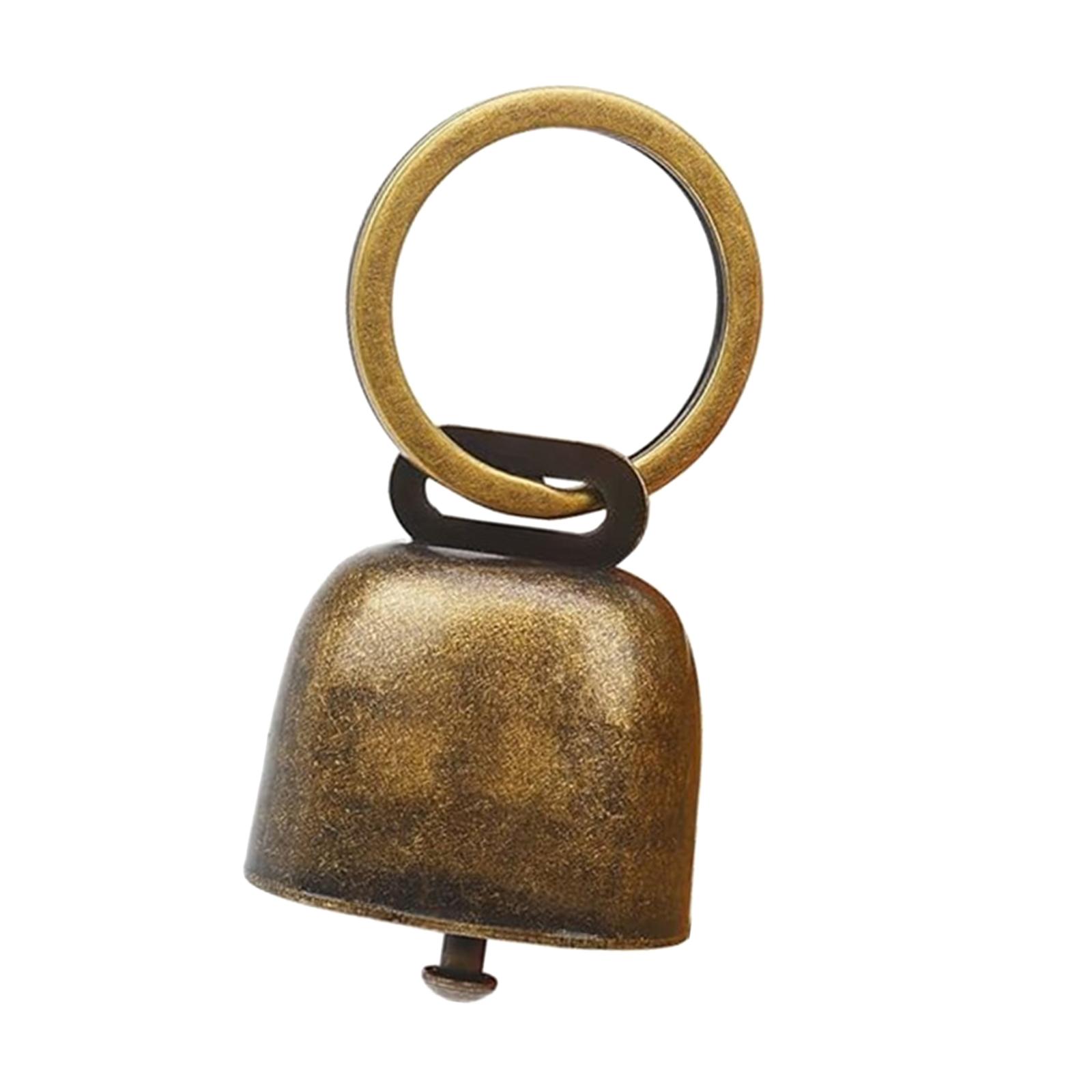 

Pet Bell Cow Horse Sheep Bell Cattle Farm Animal Loud Bell Cow Bell Grazing Bell for Goat Horse Dog Farm Animal Accessories бронзовий
