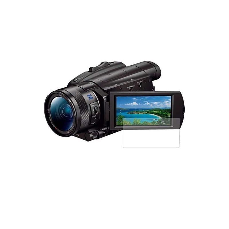 

[Set of 2]Sony FDR-AX700 [Anti-reflective non-filler type] LCD protective film No glare