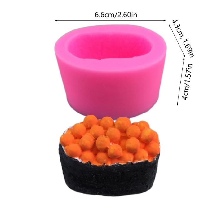 Chocolate Moulds Bakings Supplies Sushi Shaped Cake Decorating Tool for Mousse