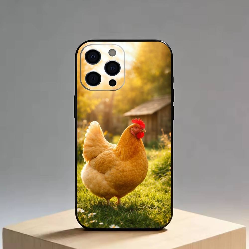 Chicken222   Phone Case Silicone Soft For IPhone 17 16 15 14 13 12 11 X XR Plus Pro Max Plus