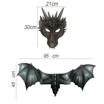 Halloween Dinosaurio Costume Cosplay  Mask  Accessory