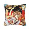 Tsubasa Sakura Syaoran Pillow Case Comfy Pillow Cover Kawaii Pillowcases For Sofa Home Decor