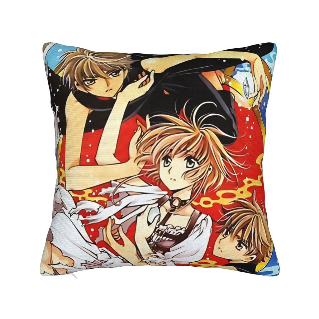 Tsubasa Sakura Syaoran Pillow Case Comfy Pillow Cover Kawaii Pillowcases For Sofa Home Decor