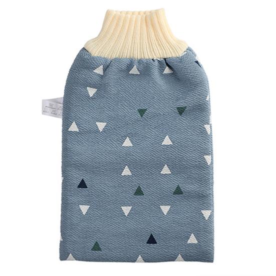 

Отшелушивающая рукавица, отличная не линяет, 4 цвета, портативная варежка для ванной комнаты, полотенце, товары для дома синий