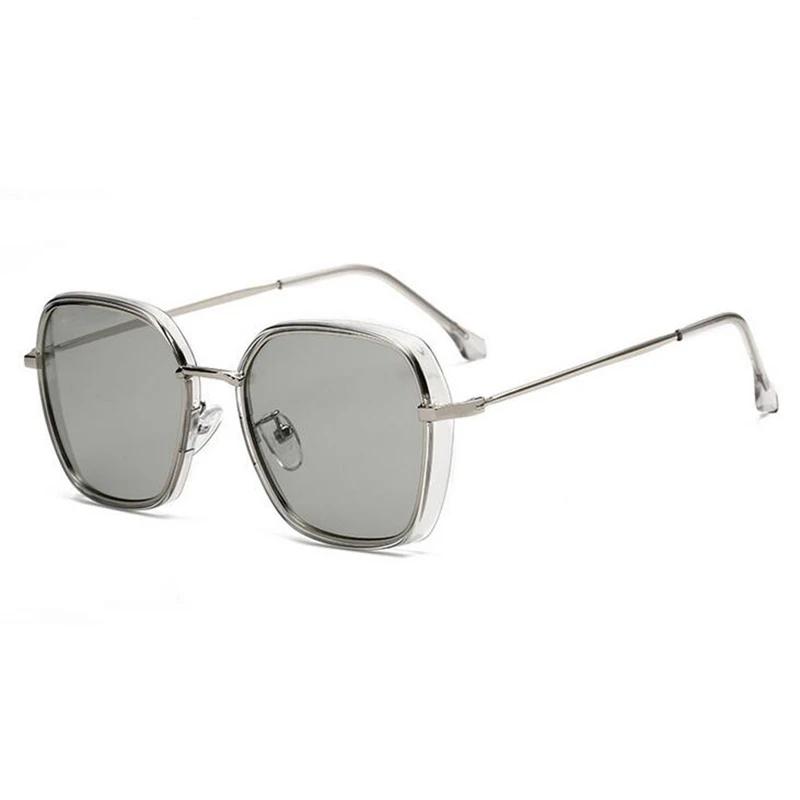 

Gray Lens Polygon Prescription Sunglasses Women Polarized Outdoor Shade Metal Leg Nearsighted Goggle 0 -0.5 -0.75 -1.0 To -6.0 0