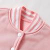 Abbigliamento Bambina Ragazza Cardigan a Maglia Stile College Giacca Baseball Casual Primavera e Autunno Ragazza Blocco di Colore Moda Stile College