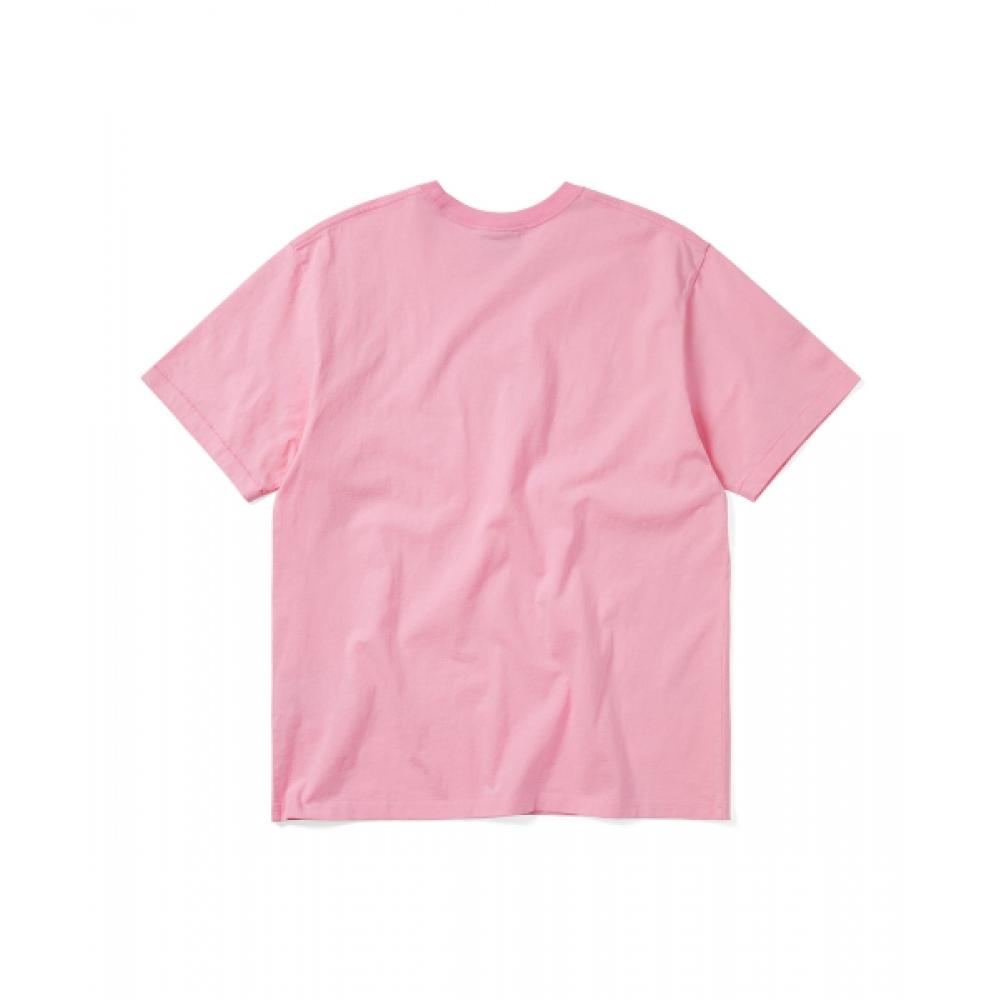 Thisisneverthat Yellow Cat Tee Pink