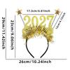 Creative Christmas Star Headband 1/4Pcs Color Strip Design Suitable for 2027 New Year Eve Party Decoration
