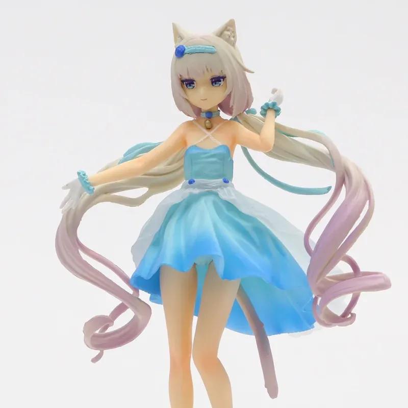 Nekopara Chocola Vanilla Cocktail Dress Ver Figure PVC Model Collection Gift Decoration Figurine