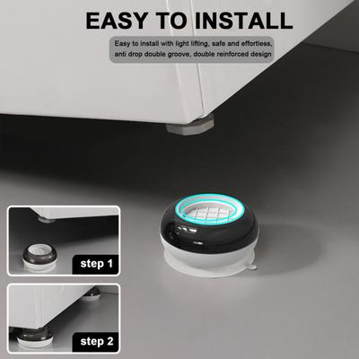 4 Pcs Washing Machine Fixed Pads Noise-reducing Shockproof Anti-vibration Washing Machine Lifting Foot Bases Household Supplies