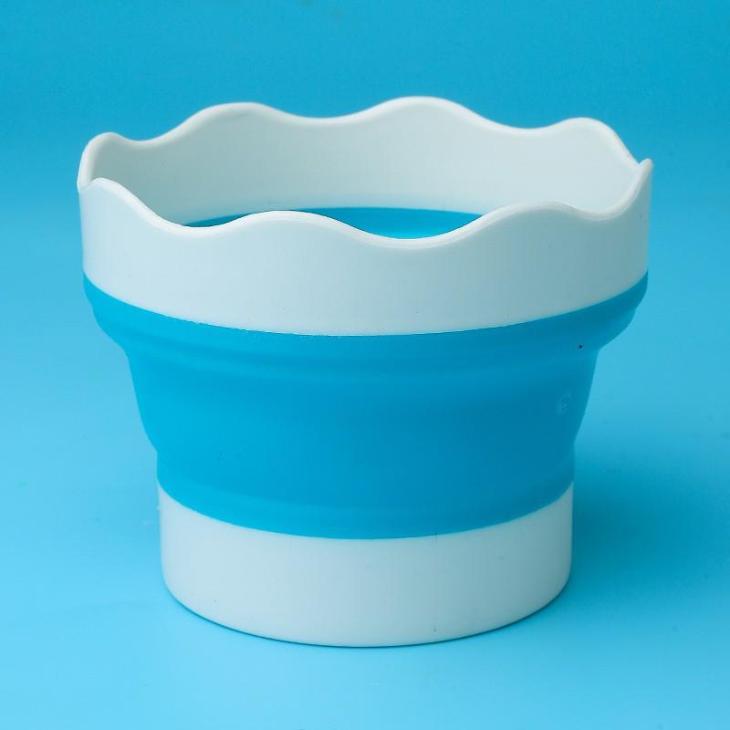 Multifunctional Hand-Carry Wash Bucket with Brush, Watercolor, Oil Painting, Gouache Palette, and Drawing Supplies