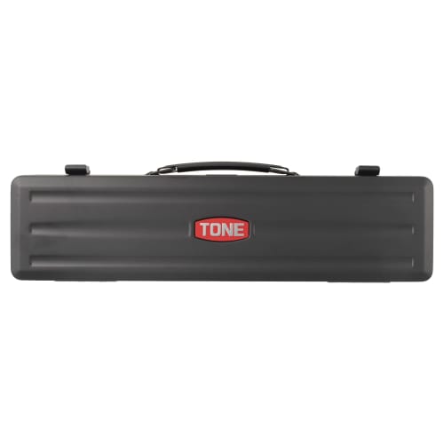 TONE 1570MBK Socket Wrench Set, 9.5mm (3/8") Drive, Black, Includes 17 Pieces