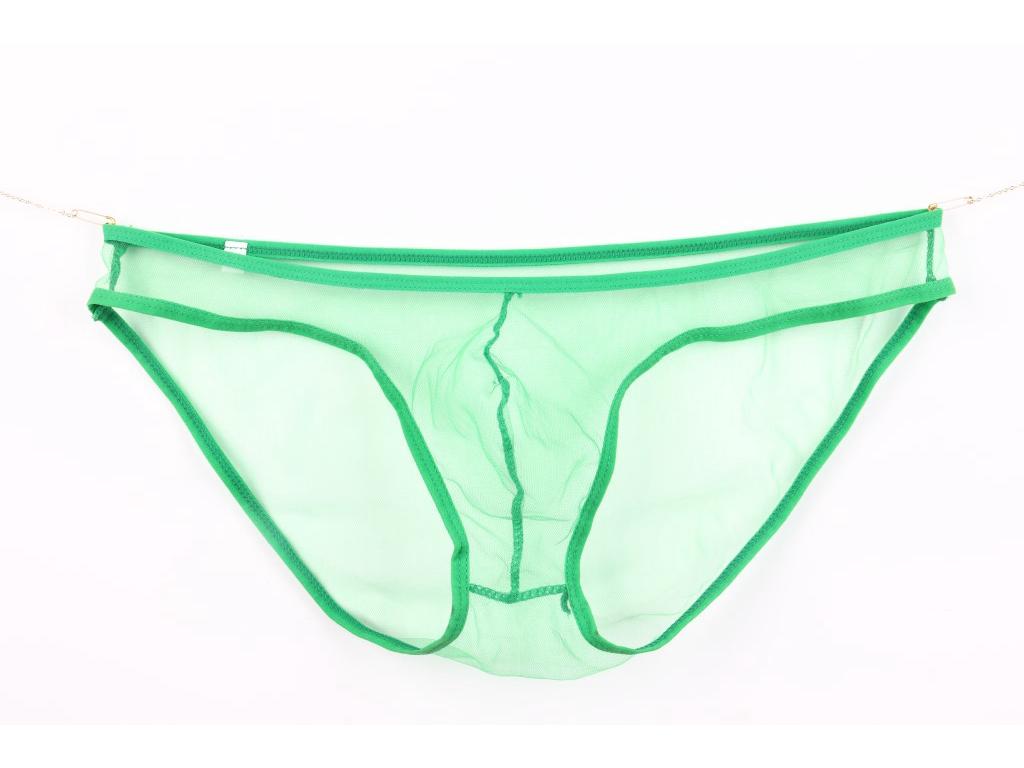 Slip bărbați din plasă cu talie joasă - Mărime mare C-034