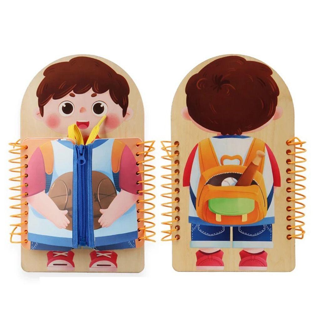 Educational Early Learning Toys Learn Dress Toddlers Quiet Books 3D Activity Books Birthday