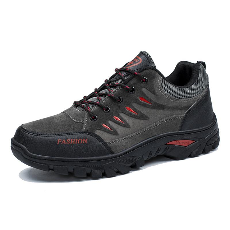 Outdoor Hiking Trekking Mountain Sports Shoes for Men Camping Hunting Walking Shoe Breathable Cushioning Nonslip Travel Sneakers