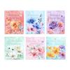 Yuezhen Four Seasons Floral Language Retro PET Stickers for Journals