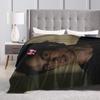 Bow Damon Salvatore Blanket Quality Super Warm  Bedding Throws Spring Kids Adult Living Room Print Bedspread