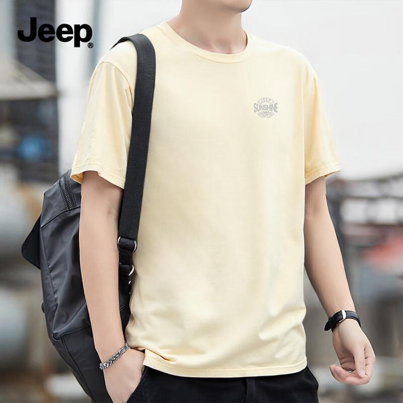 JEEP Men s Ice Silk Breathable Short-Sleeve T-Shirt 3XL